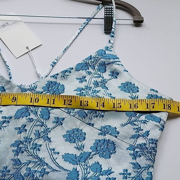 Likely NWT Isla Brocade Blue Floral Brooklyn Dress - Picture 12 of 13